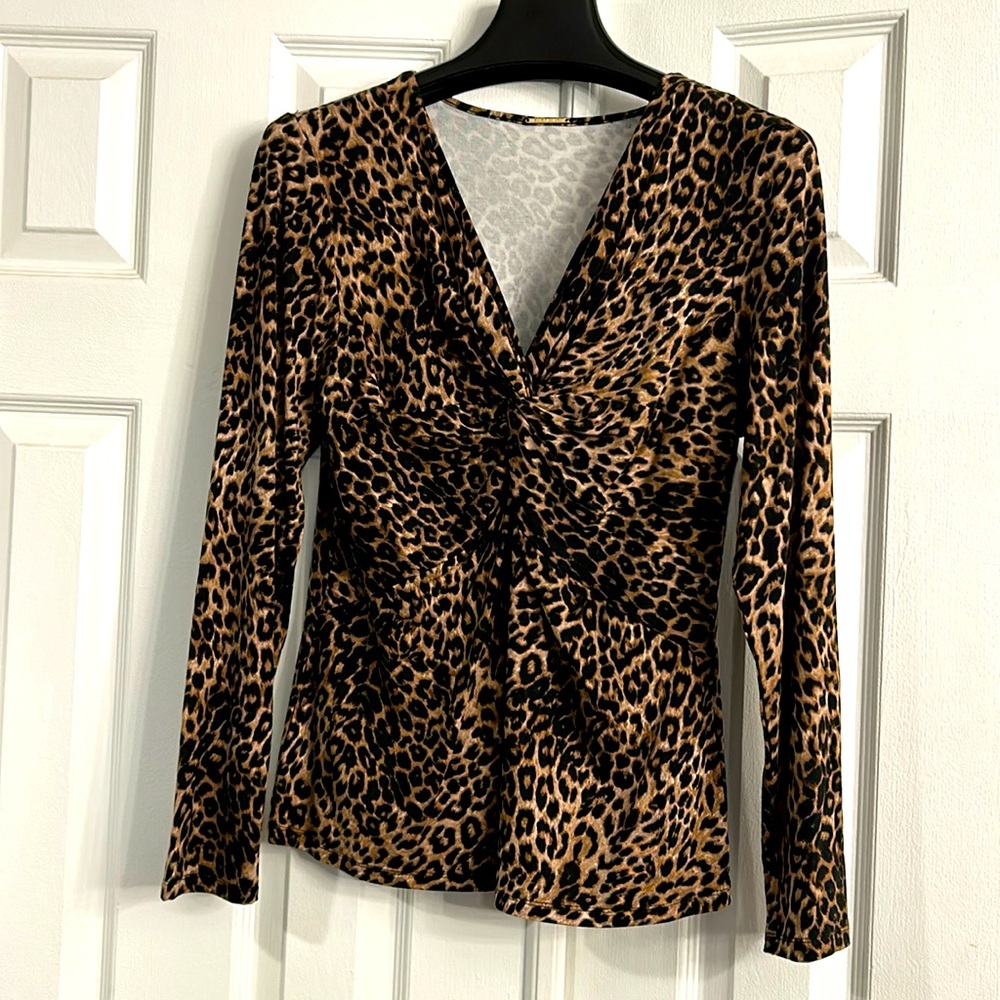 Animal print top